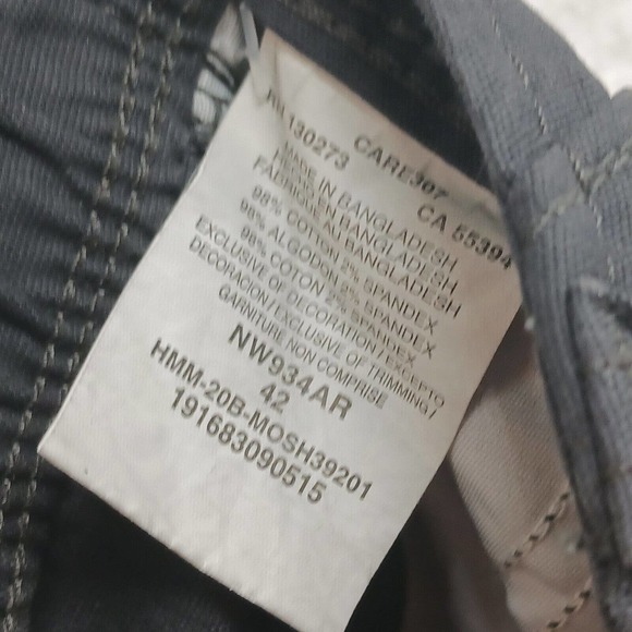 Men's‎ Shorts Cargo Pockets, Regular Fit 42X 7" Inseam Cotton Blend - Picture 4 of 11